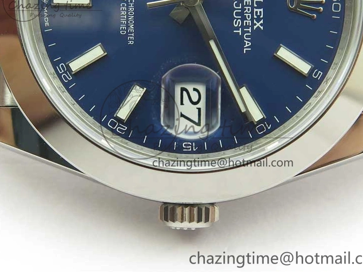 Bracelet 126330 Blue SS VS3235 1:1 Dial VSF on Edition Jubilee Best 904L DateJust 41 1121